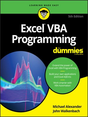 cover image of Excel VBA Programming For Dummies